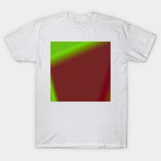 BROWN GREEN TEXTURE ART T-Shirt